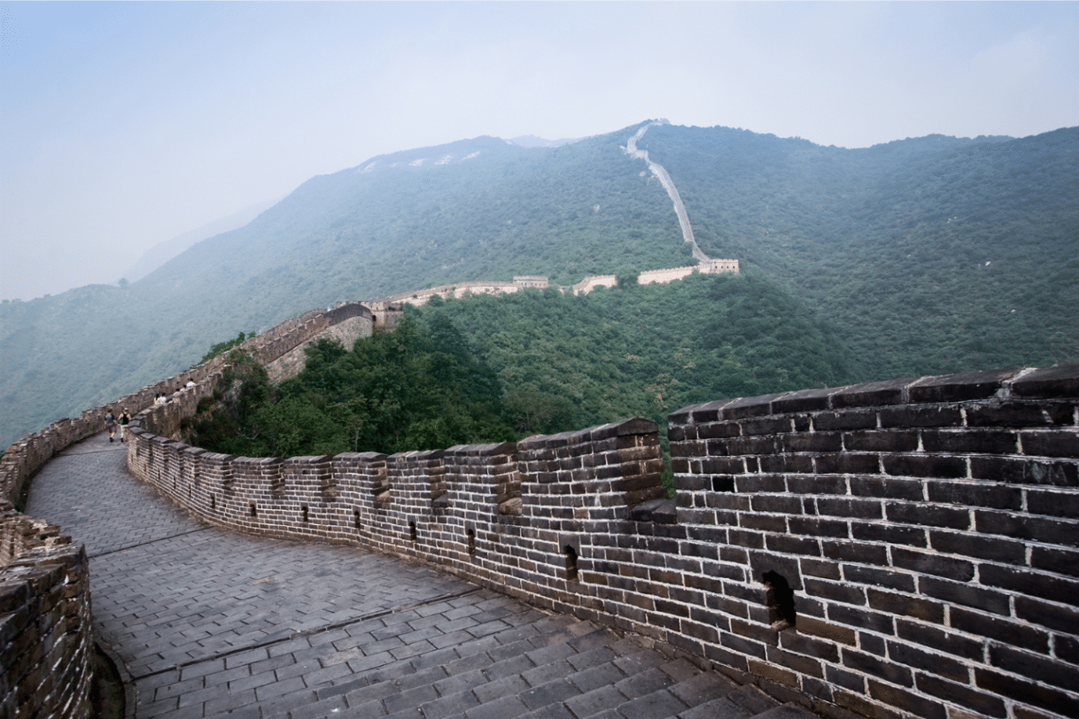 Kuinka pitkä on Kiinan muuri
