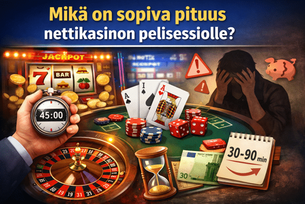 Mikä on sopiva pituus pelisessiolle
